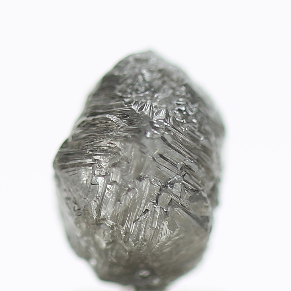3.58 Carat Gray Natural Raw Uncut Rough Diamond