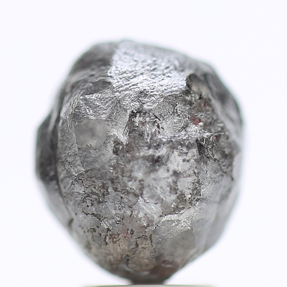6.32 Carat Natural Fancy Gray Rough Diamond For Custom Raw Ring Design