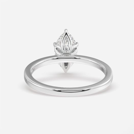 18K White Gold 1 Carat Marquise Engagement Ring Samantha