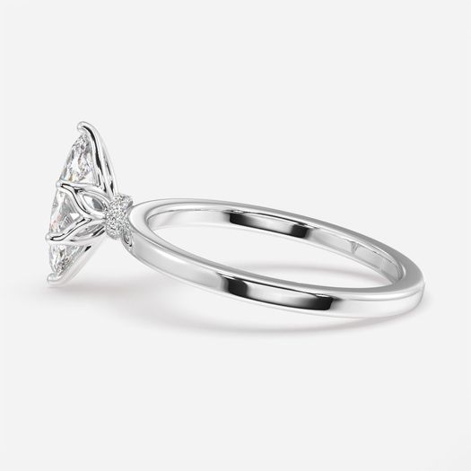 18K White Gold 1 Carat Marquise Engagement Ring Samantha