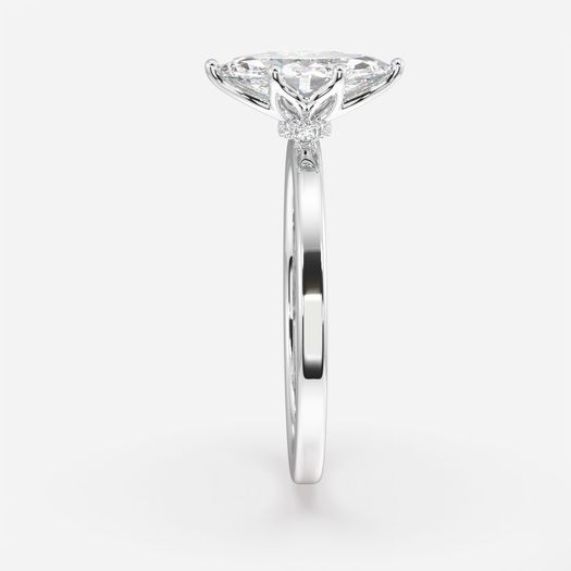 18K White Gold 1 Carat Marquise Engagement Ring Samantha