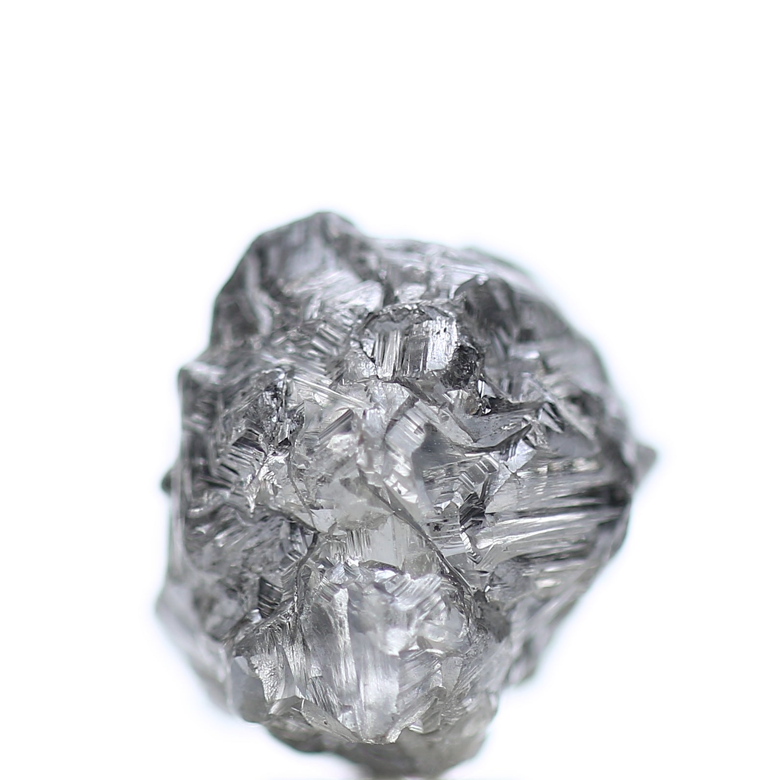 11 Carat Natural Fancy Gray Rough Diamond 11 MM