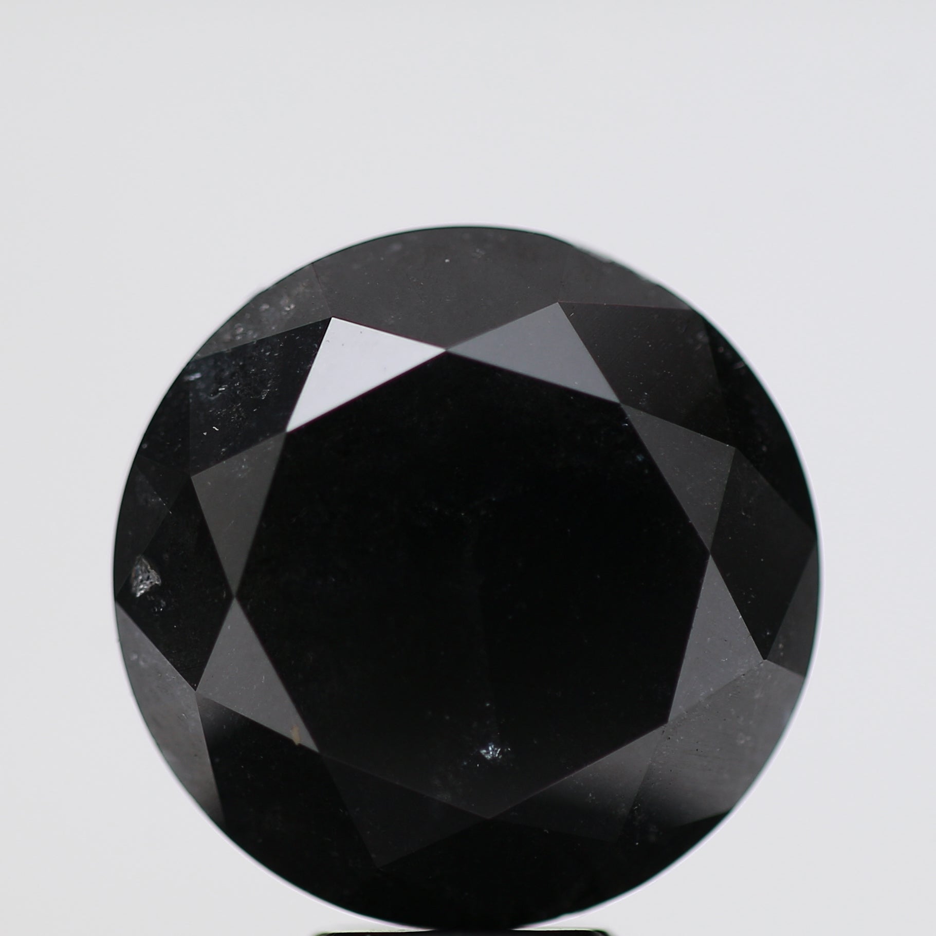 8.94 Carat Fancy Black Round Brilliant Diamond GIA Certified
