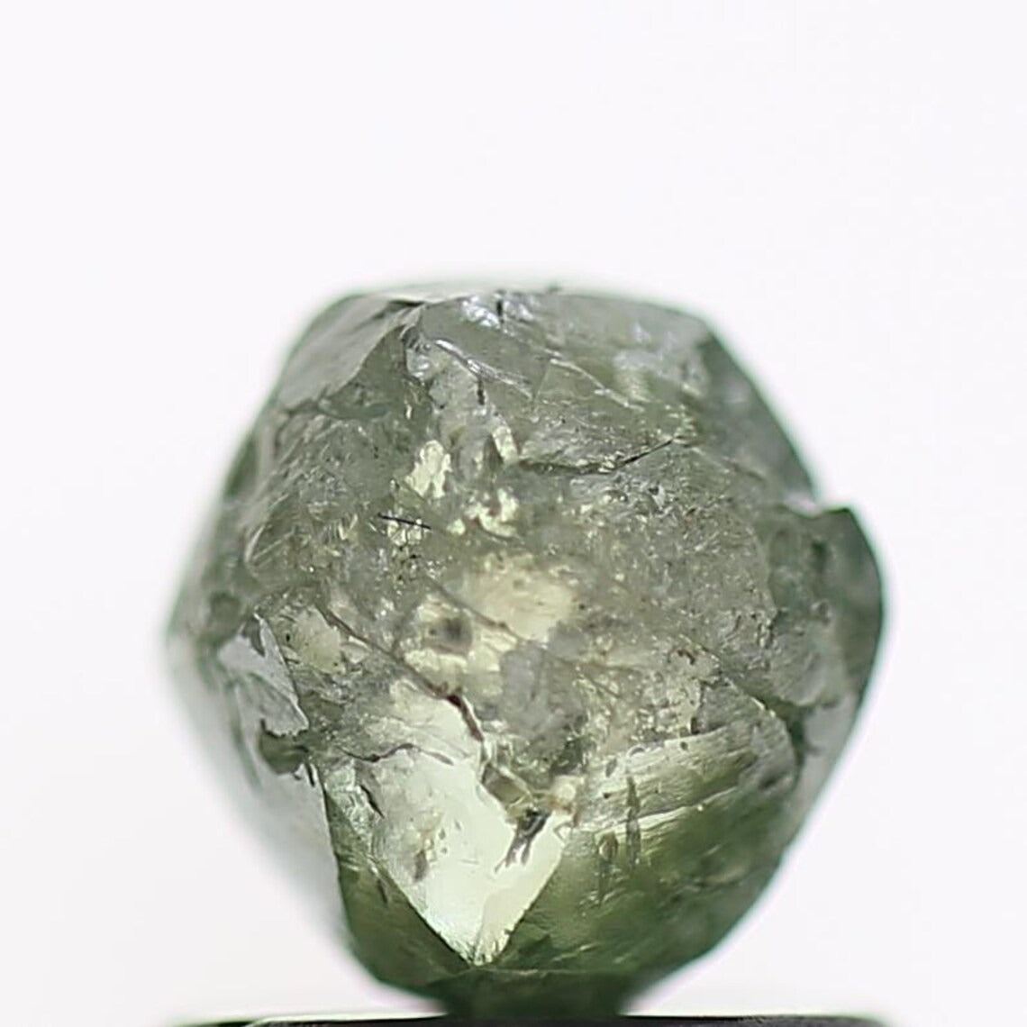 1 Carat Green Rough Diamond Natural 5.8 MM