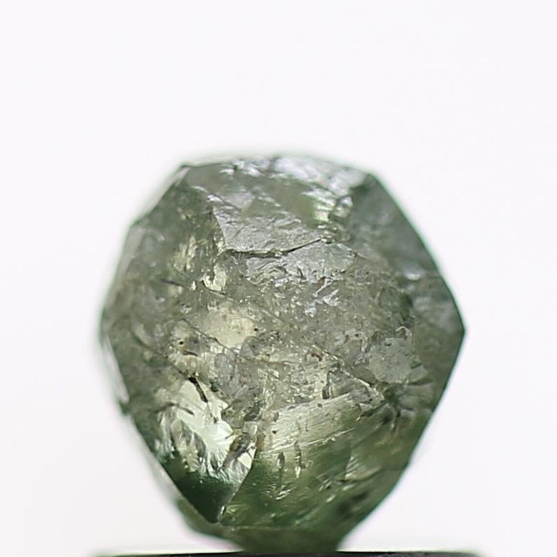 1 Carat Green Rough Diamond Natural 5.8 MM