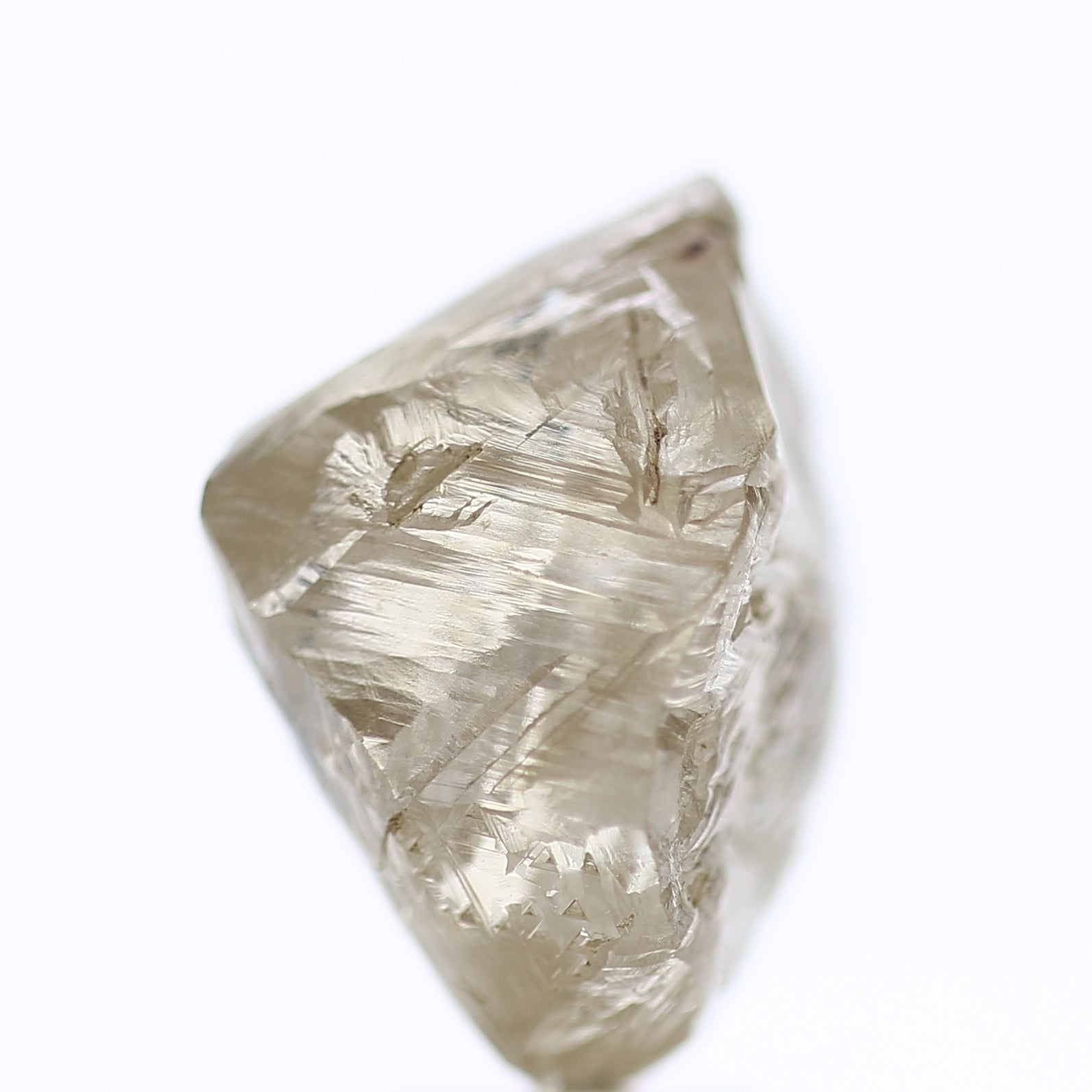 10.72 Carat Natural Fancy Champagne Rough Diamond