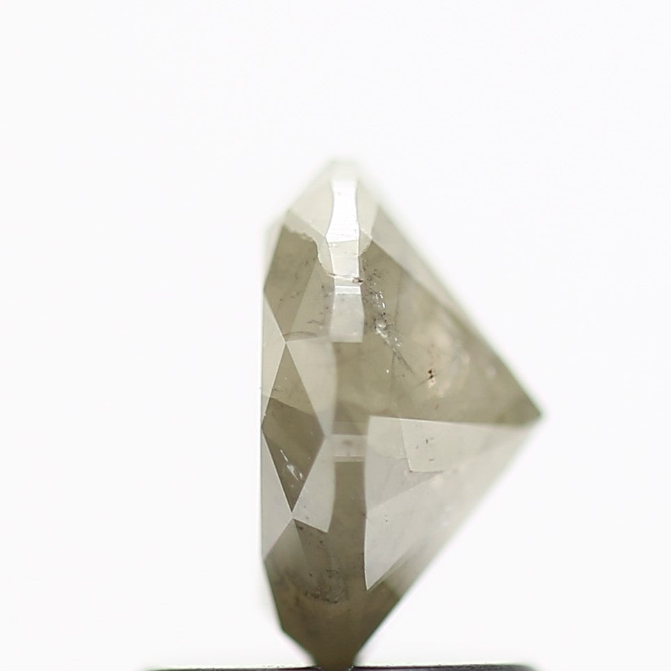1.07 Carat Natural Salt and Pepper Oval Cut Diamond 7.1 MM