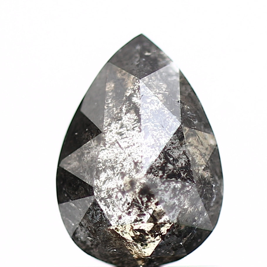 1_Carat_Fancy_Gray_Pear_Salt_and_Pepper_Diamond