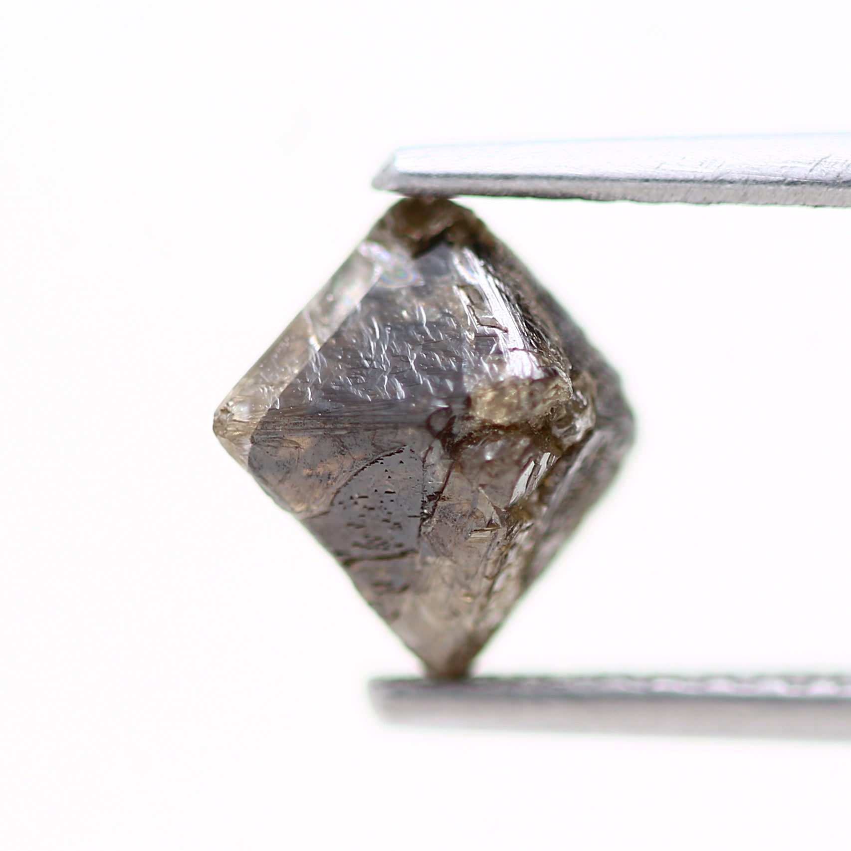 1.52 Carat Stunning Rough Diamond Octahedron 7.30 MM - Blackdiamond
