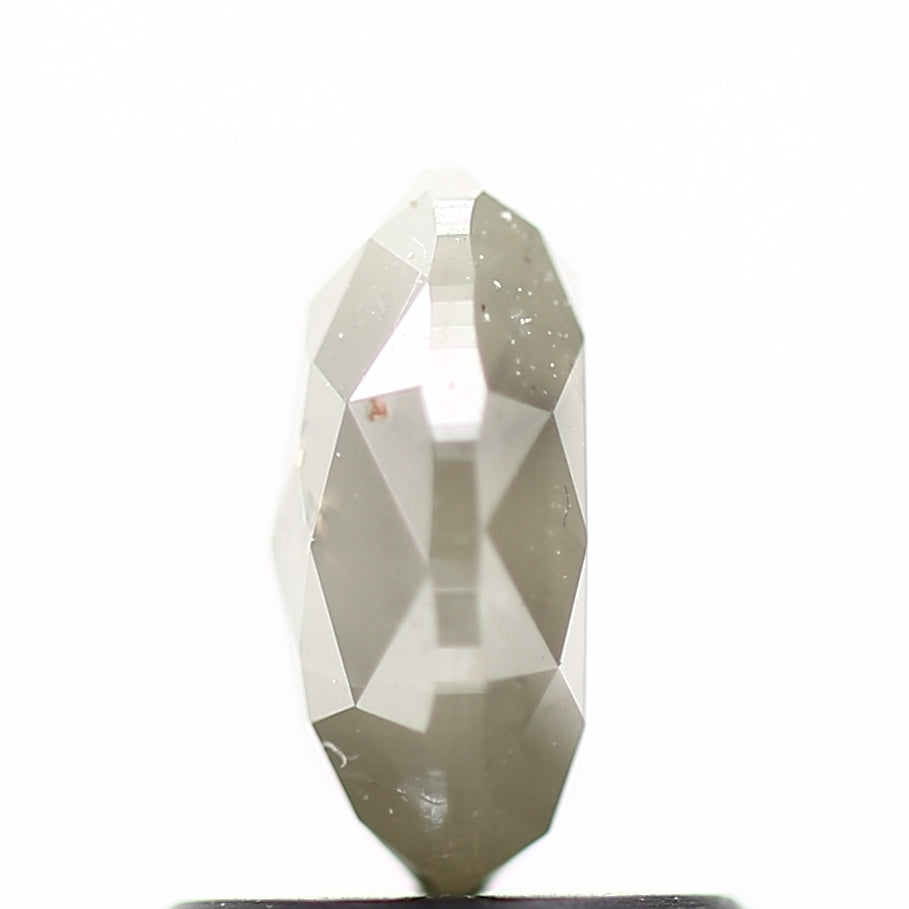 1.15 Carat Diamond Oval Shape Salt And Pepper Stones 7.09 MM