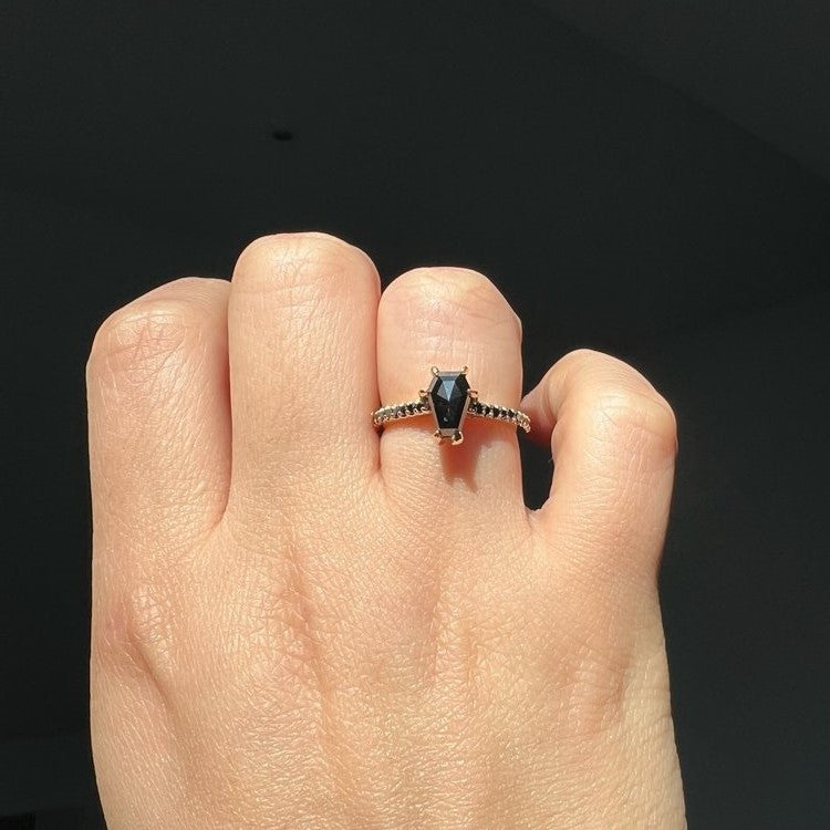 1 Carat The Classic Forever Love Black Diamond Ring - Blackdiamond