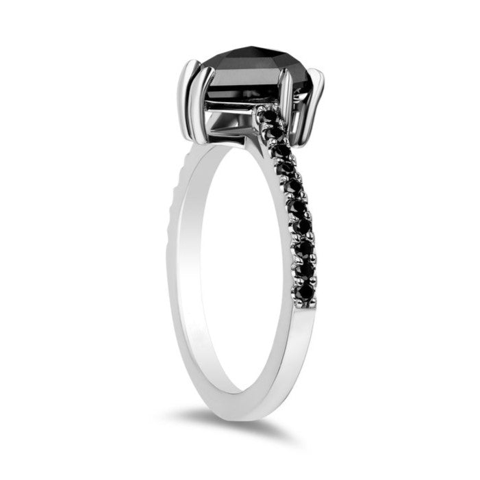 1 Carat The Classic Forever Love Black Diamond Ring - Blackdiamond