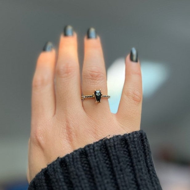 1 Carat The Classic Forever Love Black Diamond Ring - Blackdiamond