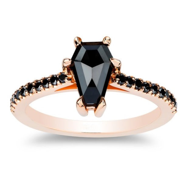 1 Carat The Classic Forever Love Black Diamond Ring - Blackdiamond