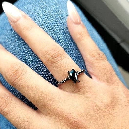 1 Carat The Classic Forever Love Black Diamond Ring - Blackdiamond