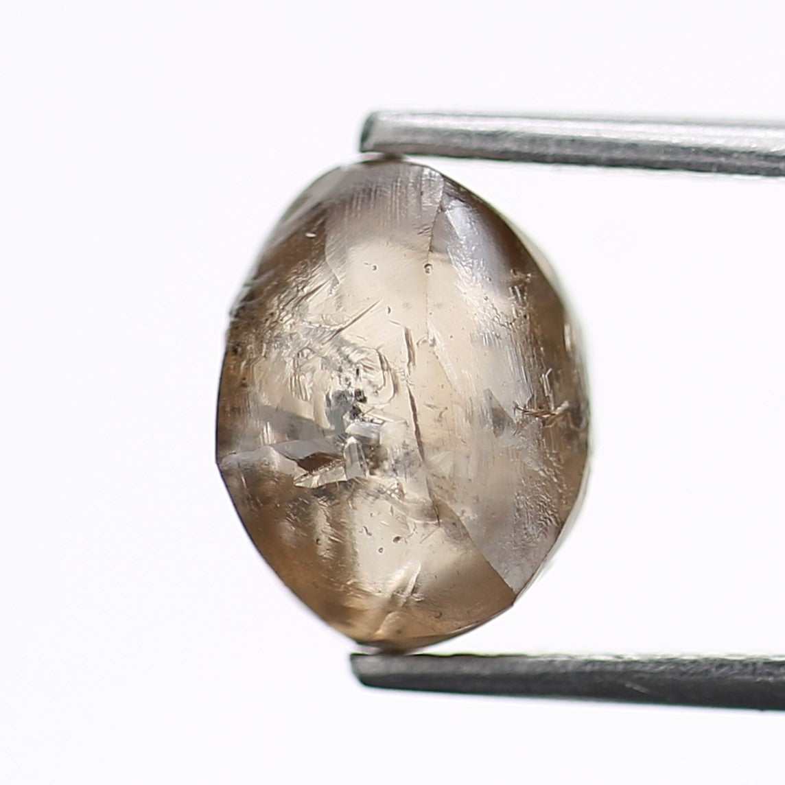 2.16 Carat Natural Fancy Clear Brown Rough Diamond 8.8 MM