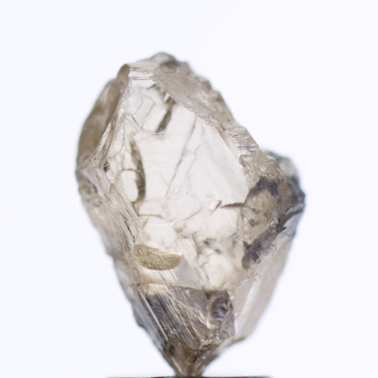 2.18 Carat Natural Fancy Champagne Brown Rough Diamond 10.83 MM