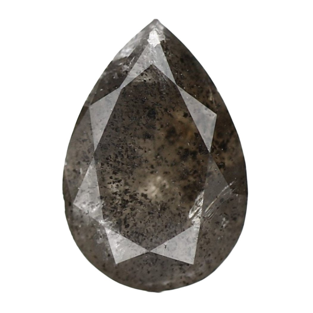 2.19_Carat_Gray_Salt_and_Pepper_Pear_Loose_Natural_Diamond_10.34_MM