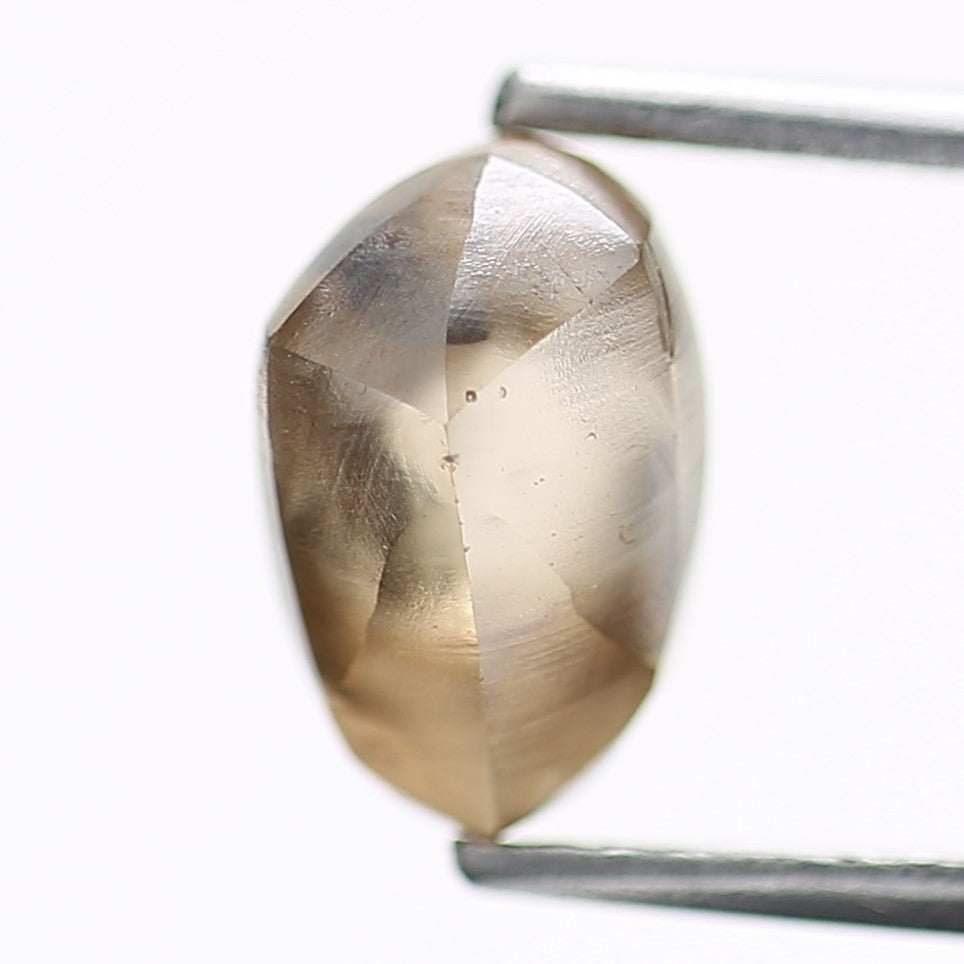 Natural Fancy Champagne Brown Rough Diamond 8.56 MM