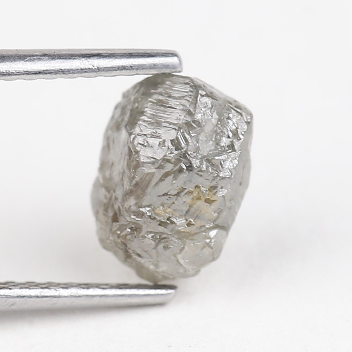 2.50 Carat Natural Rough Gray Diamond 8.45 MM