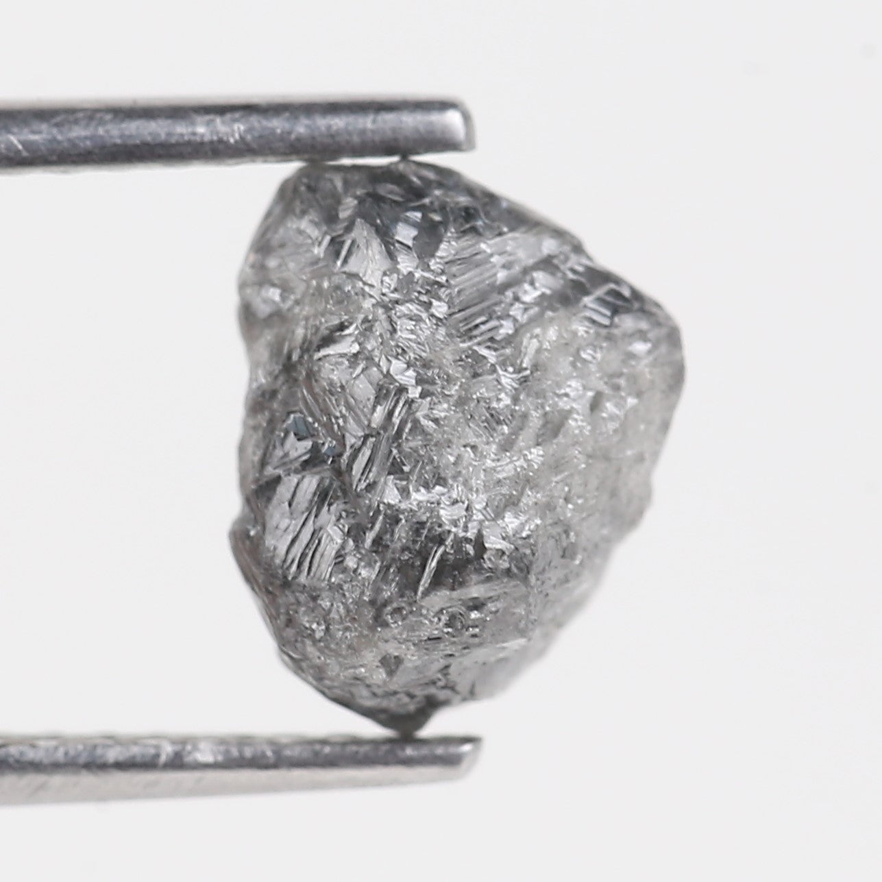 2.92 Carat Natural Rough Uncut Raw Gray Diamond For Jewelry