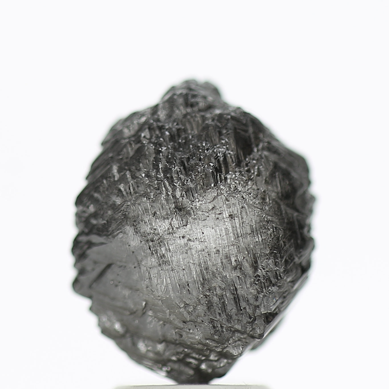 4.64 Carat Black Gray Natural Raw Uncut Rough Diamond
