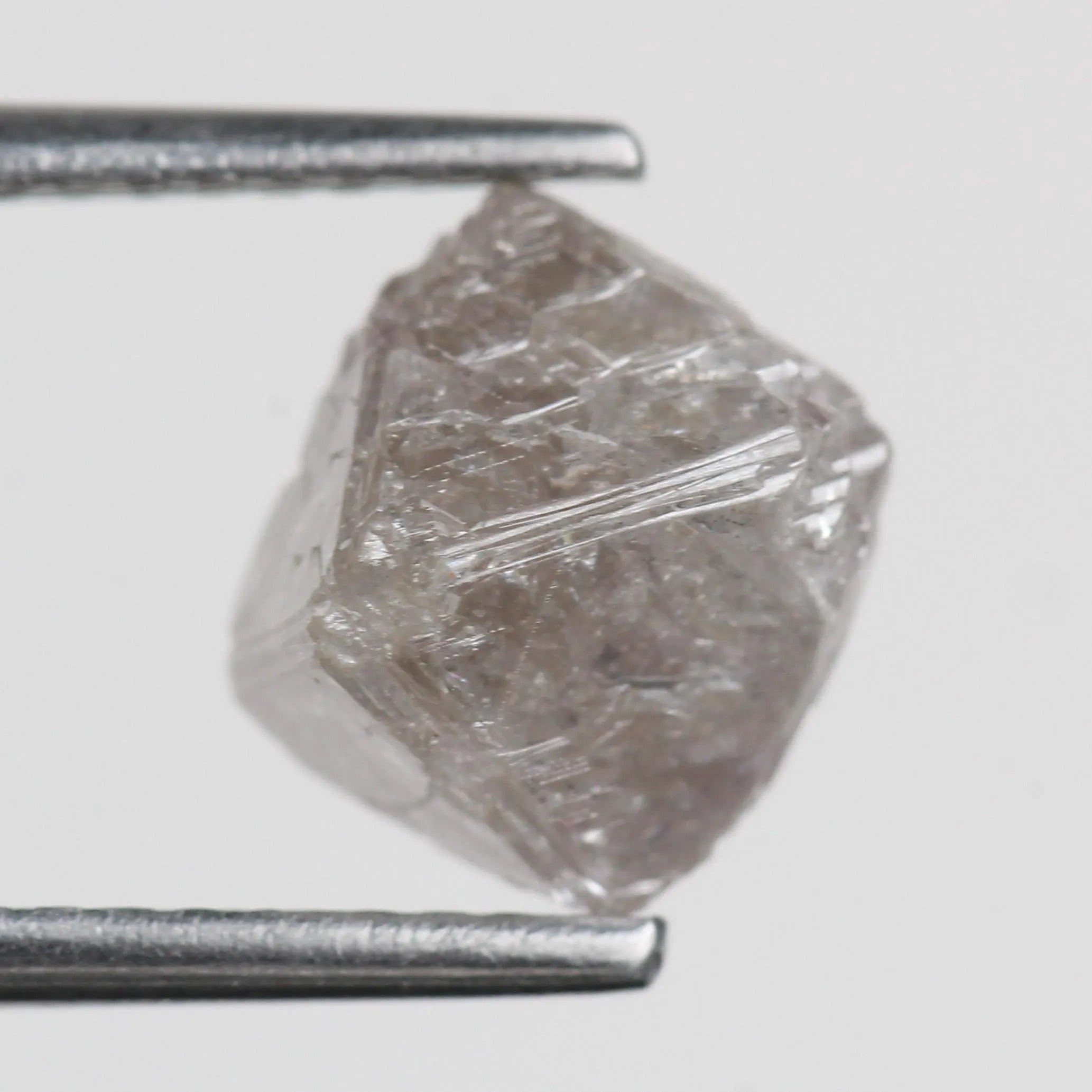 3 Carat Light Pink Rough Diamond Natural 7.6 MM