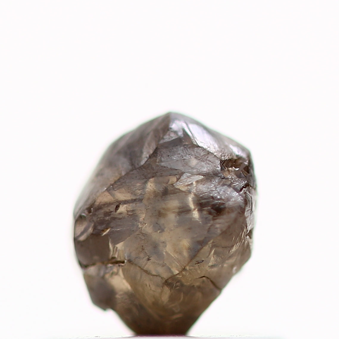 0.69 Carat Fancy Brown Crystal Uncut Raw Rough Natural Diamond 5 MM - Blackdiamond