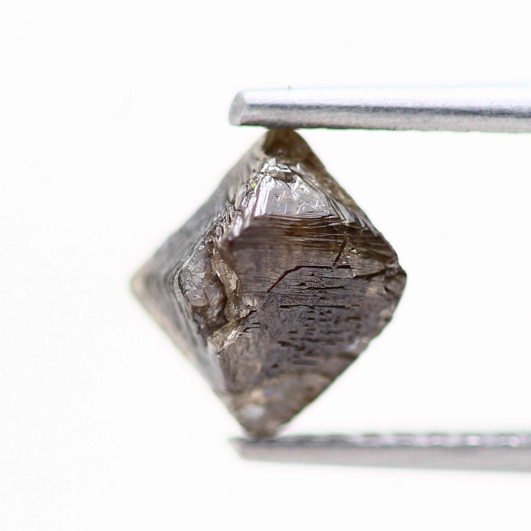 1.52 Carat Stunning Rough Diamond Octahedron 7.30 MM - Blackdiamond