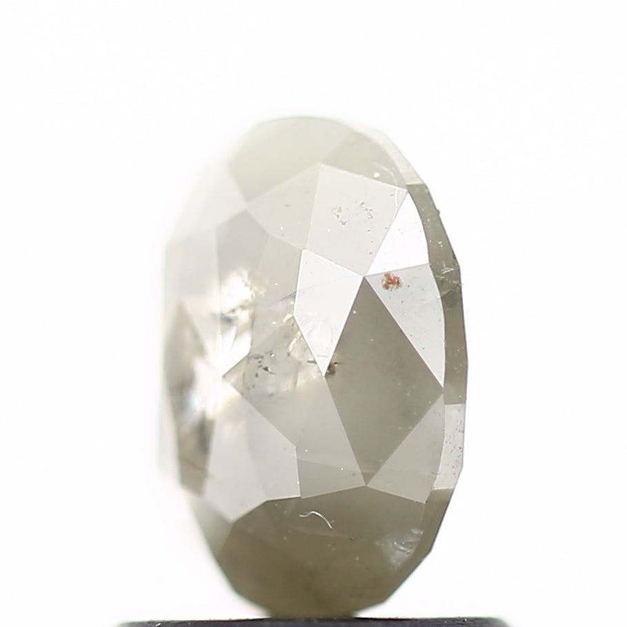 1.15 Carat Diamond Oval Shape Salt And Pepper Stones 7.09 MM