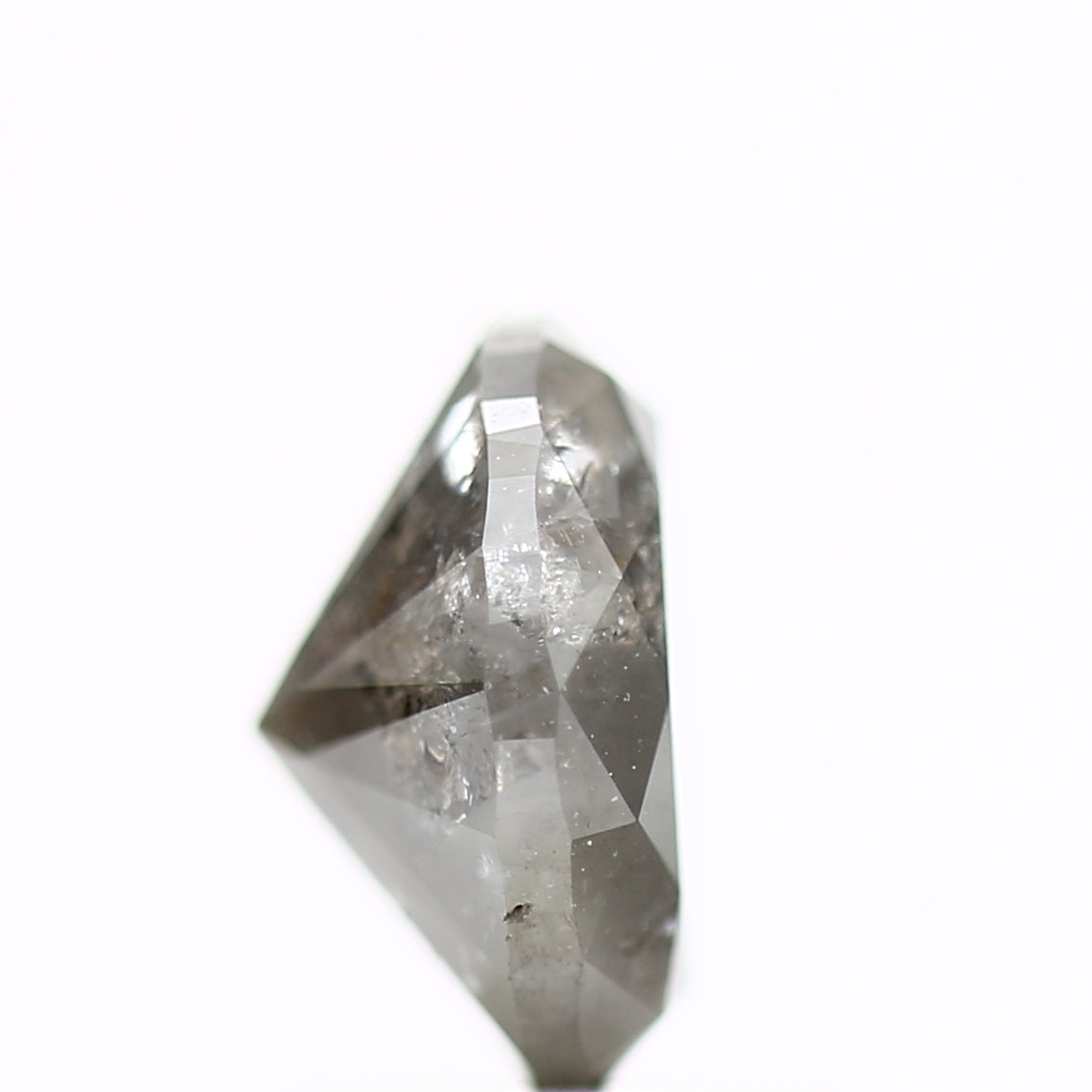 1.50 Carat Oval Shape Diamond For Gray Salt and Pepper Ring 7.95 MM