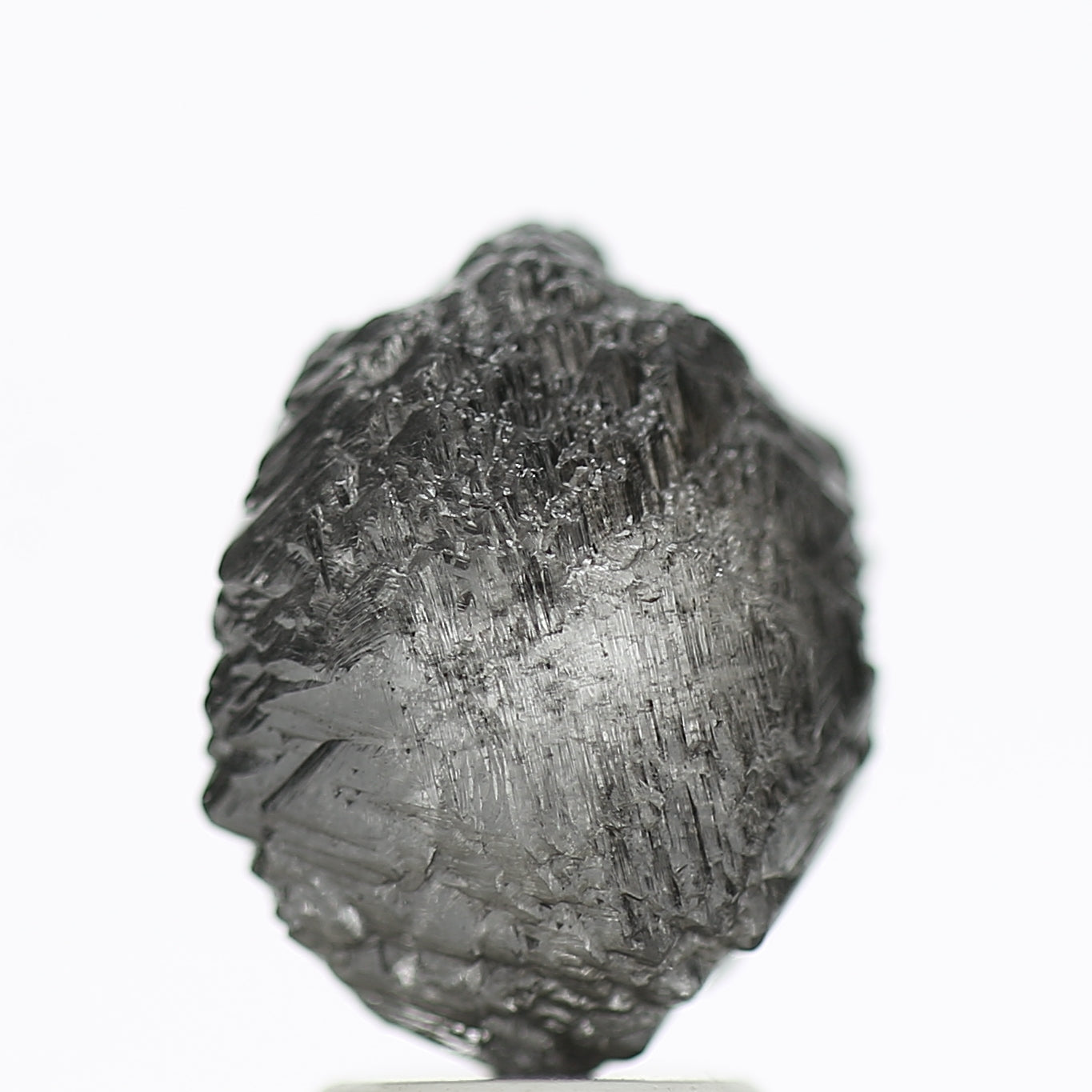 4.64 Carat Black Gray Natural Raw Uncut Rough Diamond