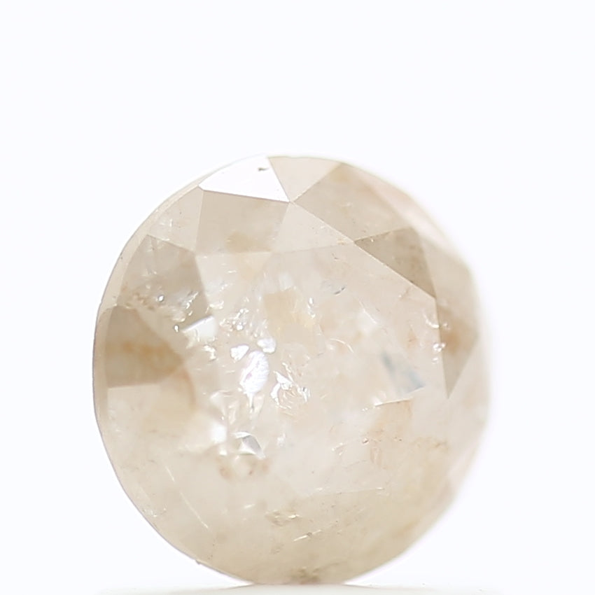 0.93 Carat Natural Icy Round Cut Salt And Pepper Diamond 5.91 MM