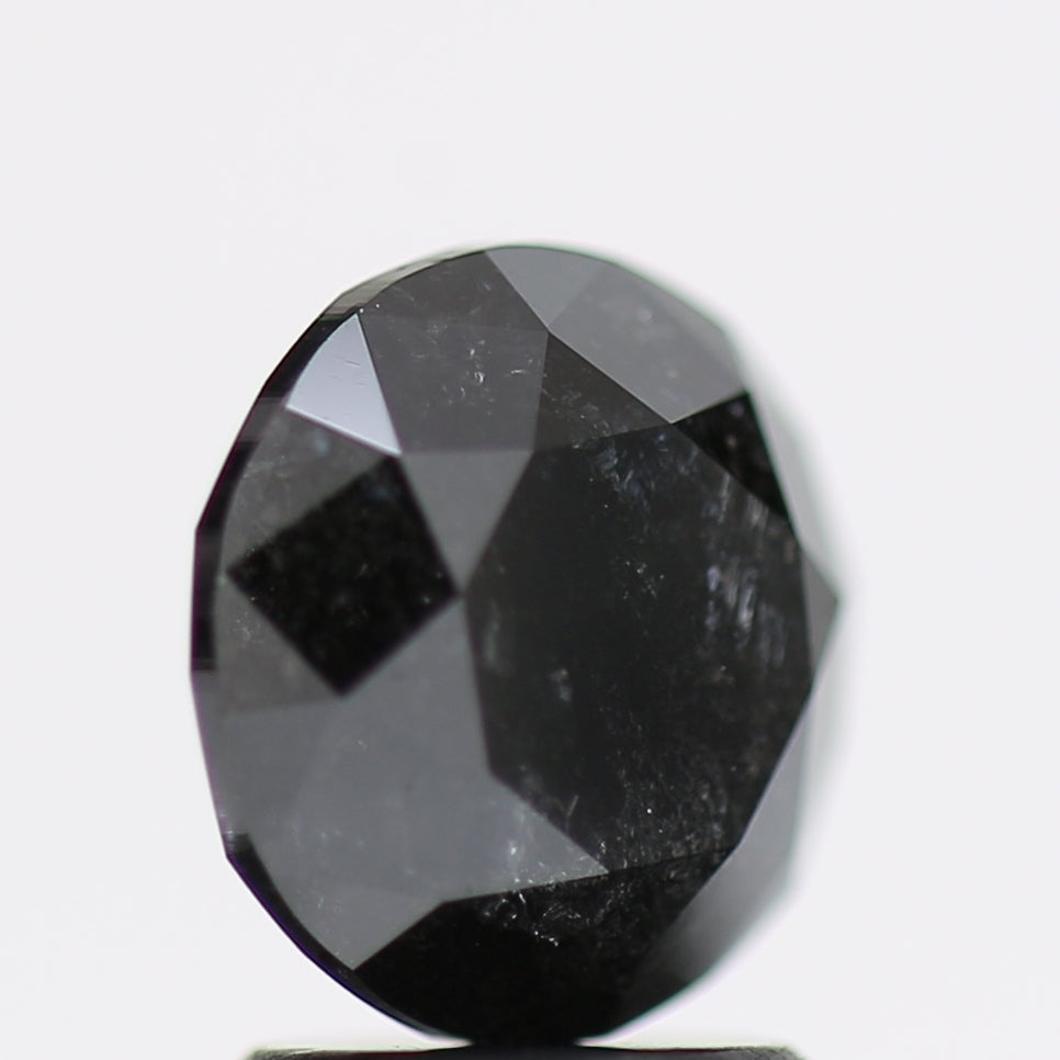 2.41 Carat Fancy Black Round Brilliant Diamond GIA Certified
