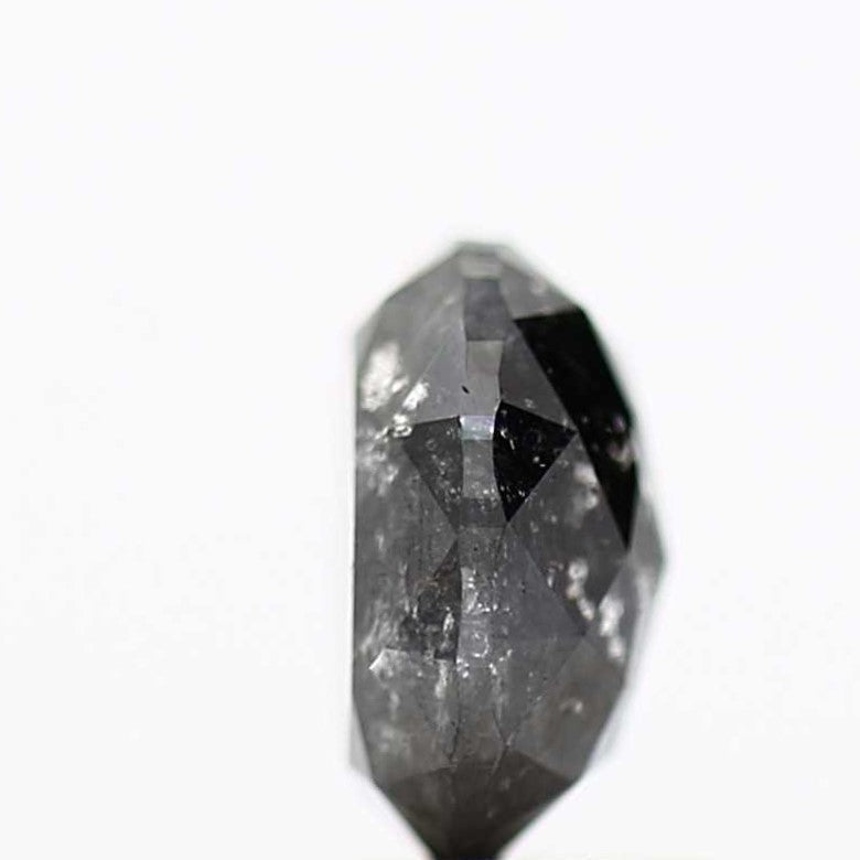 1 Carat Black Galaxy Salt And Pepper Diamond 6.65 MM