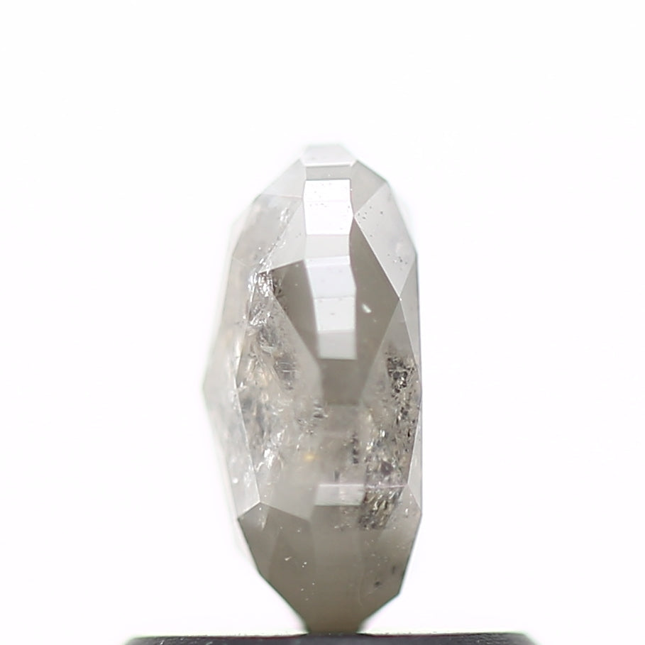 1 Carat Oval Cut Diamond For Salt Pepper Ring 6.65 Carat