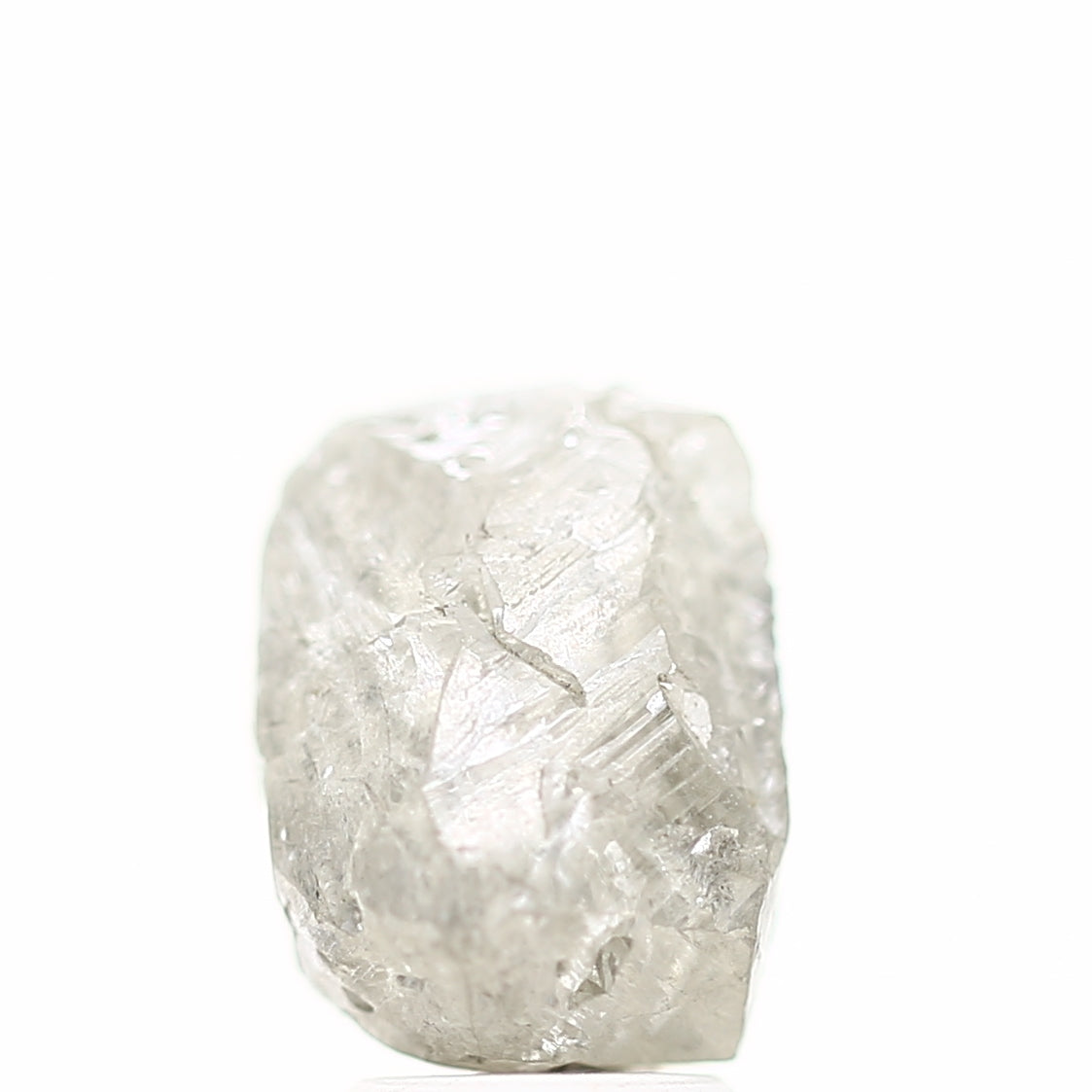 6.43 Carat Natural White Crystal Raw Rough Diamond 11.01 MM - Blackdiamond