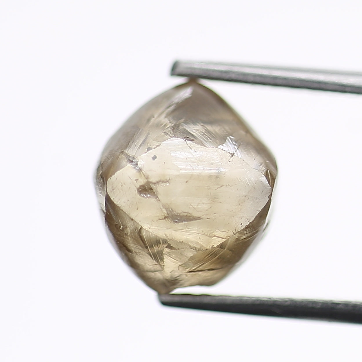 4.26 Carat Natural Fancy Champagne Brown Rough Diamond 9 MM
