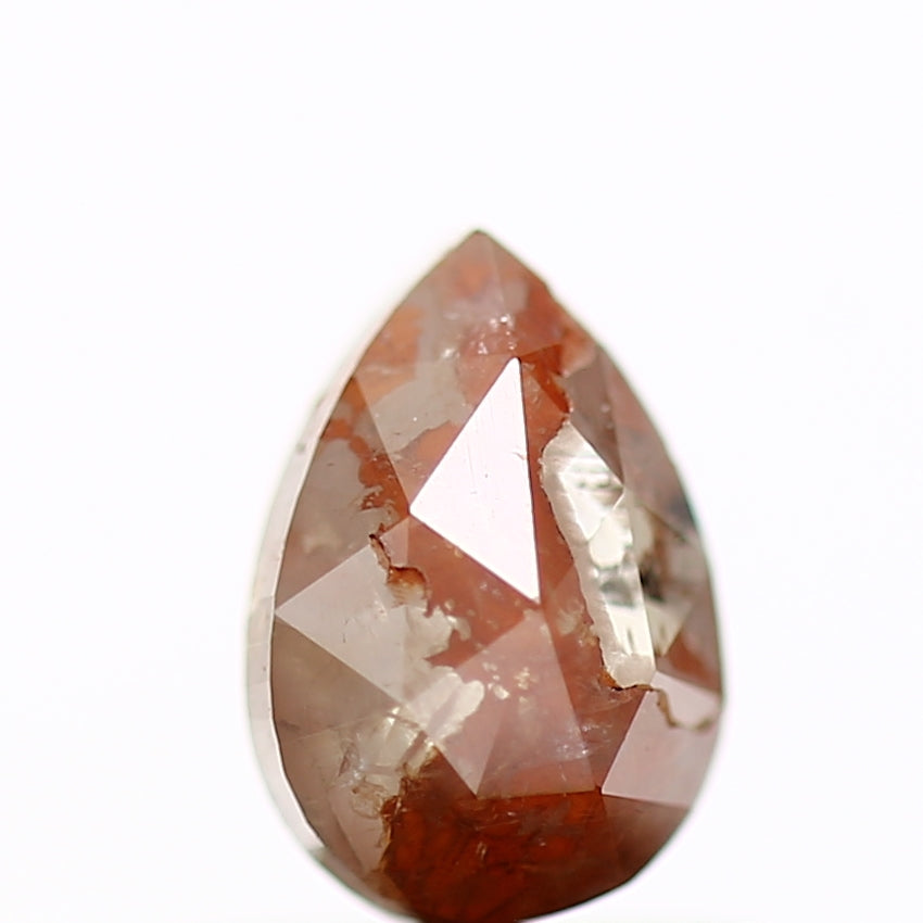 0.55 Carat Natural Fancy Red Rose Cut Pear Diamond SDM951