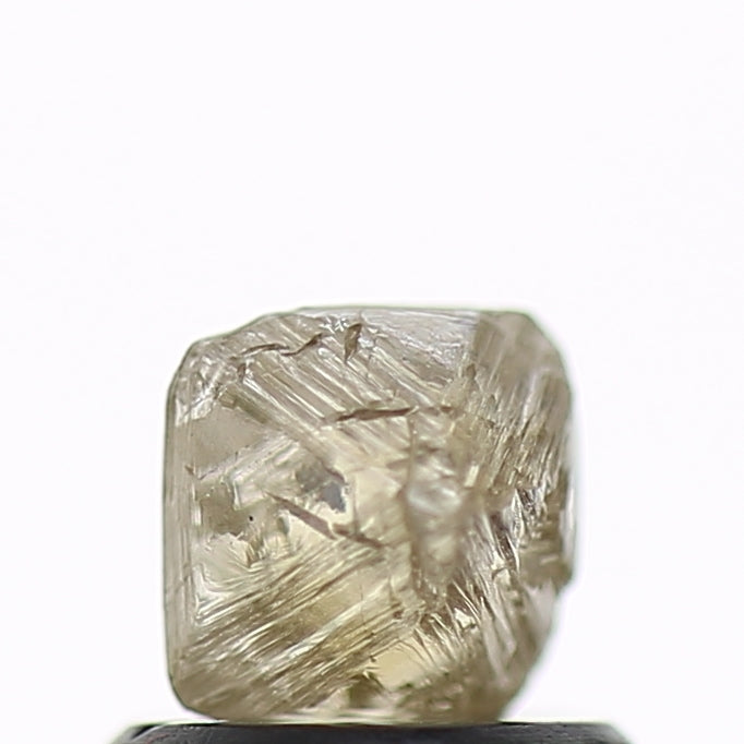 0.98 Carat Natural Octahedron Brown Uncut Loose Diamond 4.7 MM