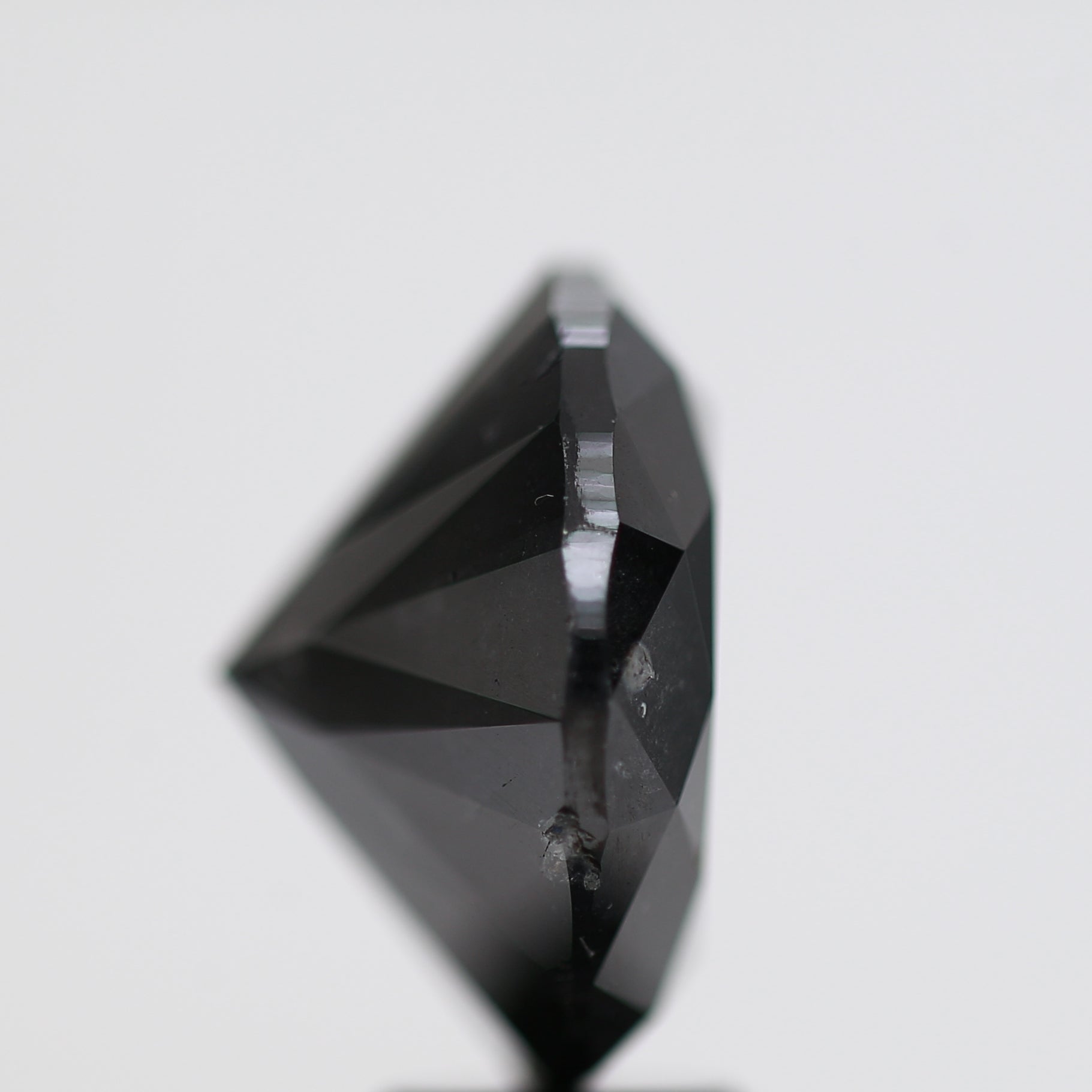 8.94 Carat Fancy Black Round Brilliant Diamond GIA Certified