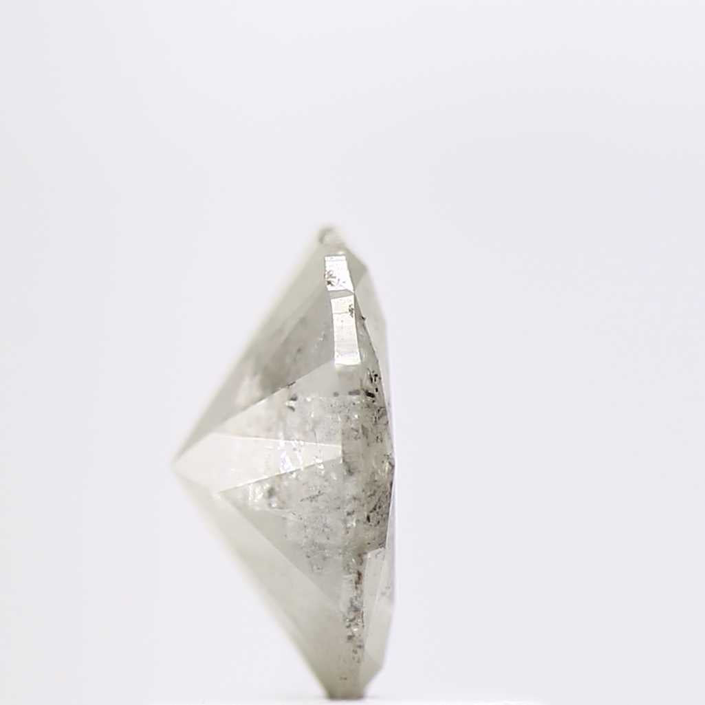 0.57 Carat Natural Fancy Gray Diamond Oval Shape 6.6 MM
