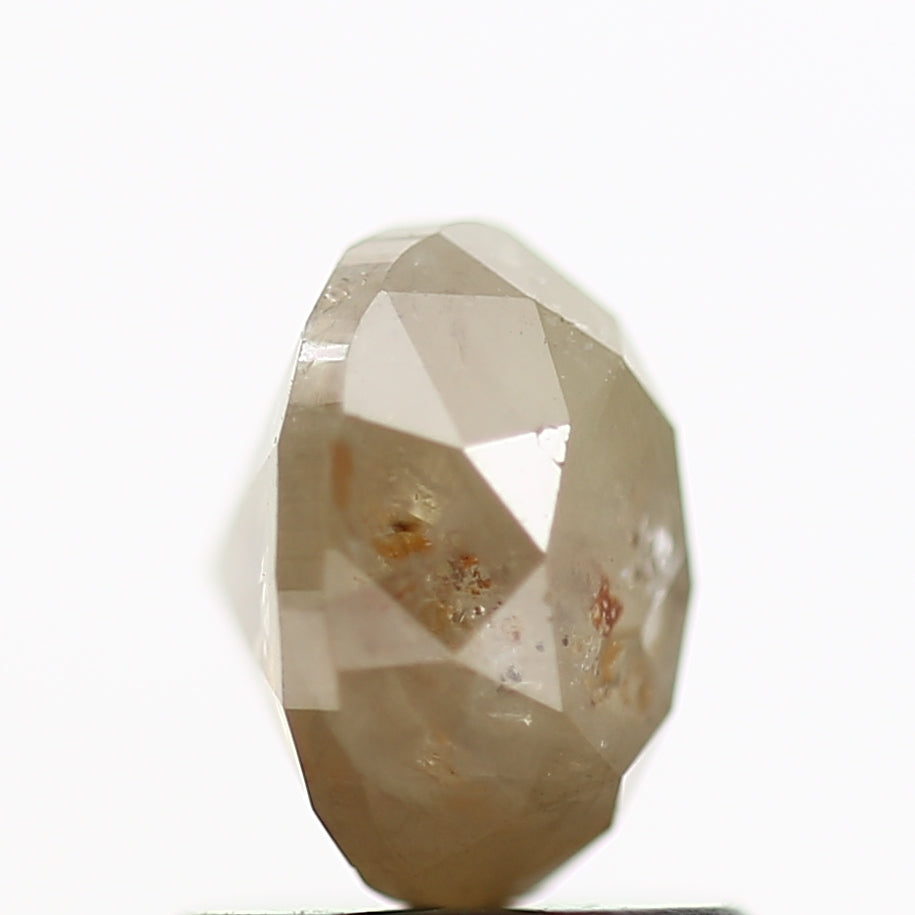 1.25 Carat Oval Salt and Pepper Diamond 6.7 MM