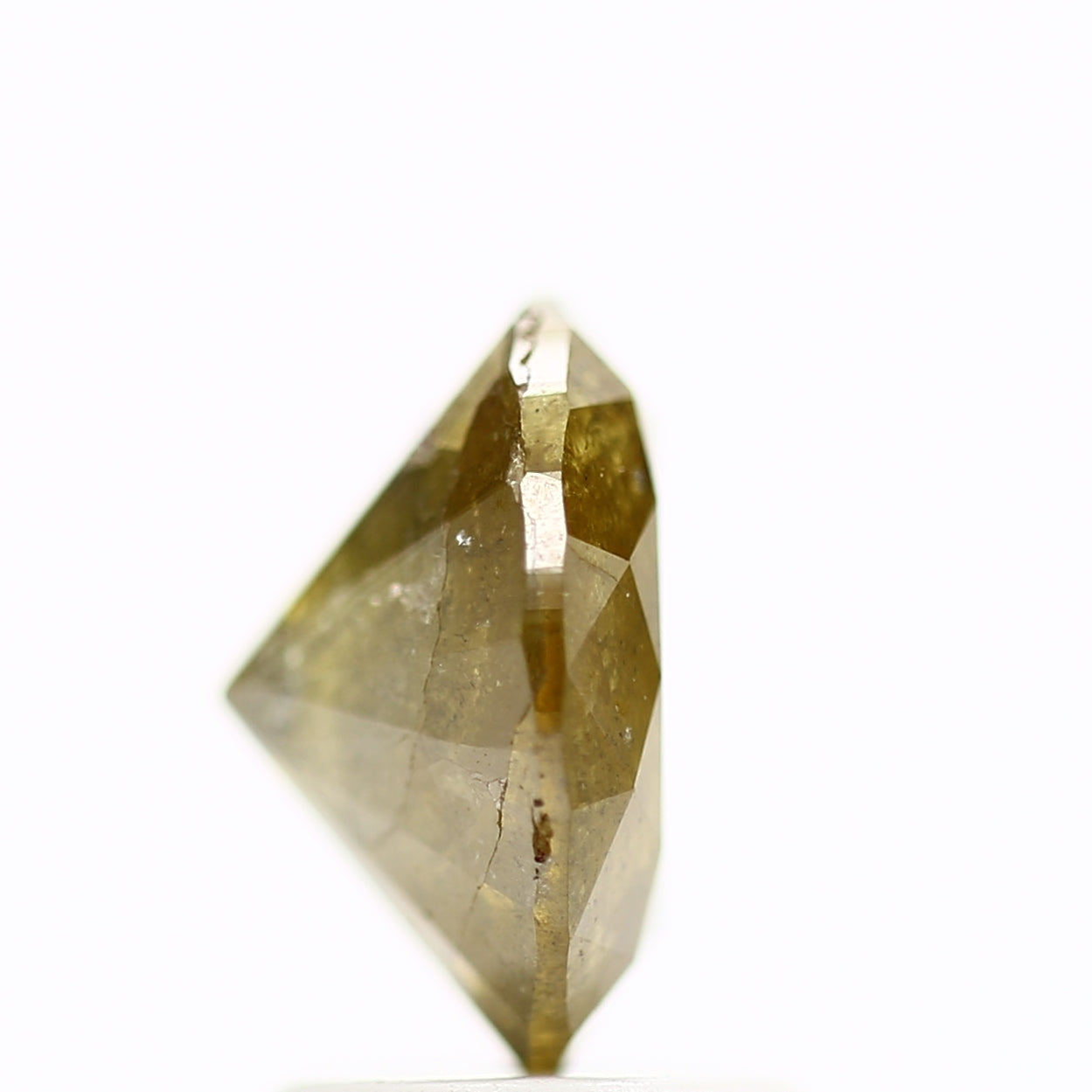 1.89 Carat Design Yellow Oval Diamond Gold Band 8.56 MM