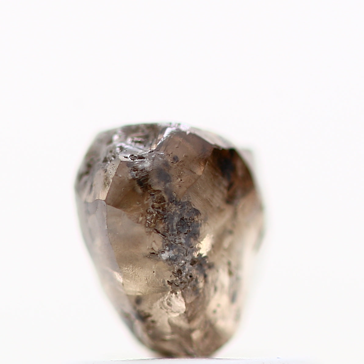 0.98 Carat Fancy Brown Crystal Rough Natural Diamond 5.50 MM - Blackdiamond