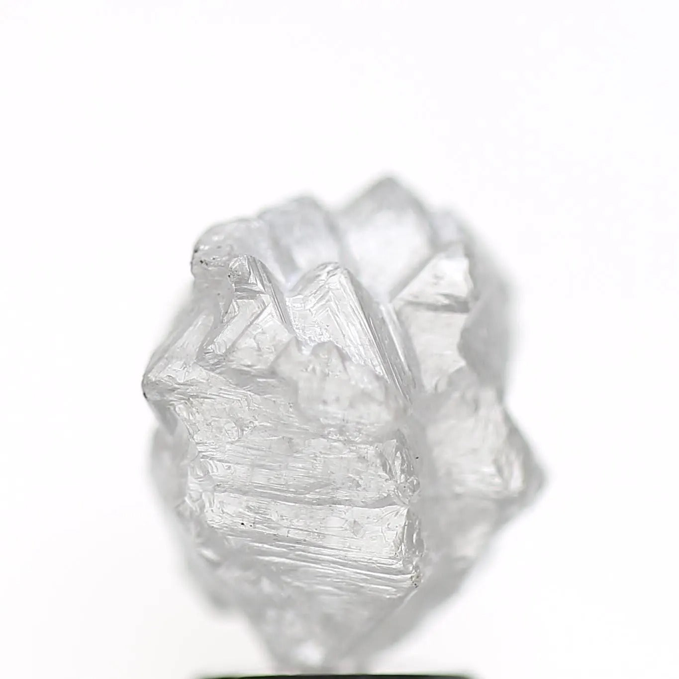 3.50 Carat Natural Fancy Milky Gray Rough Diamond 9.30 MM