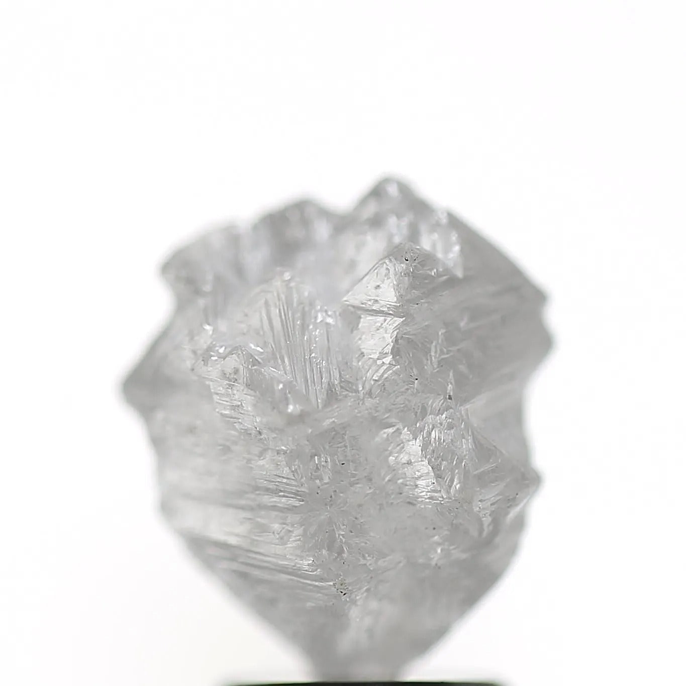 3.50 Carat Natural Fancy Milky Gray Rough Diamond 9.30 MM