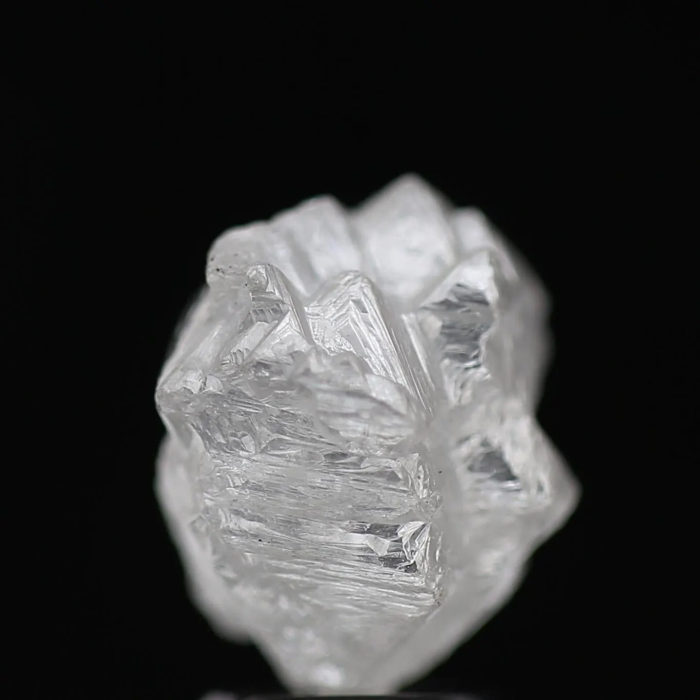 3.50 Carat Natural Fancy Milky Gray Rough Diamond 9.30 MM
