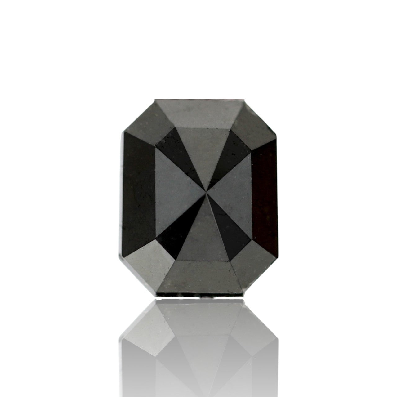 3 Carat AAA Quality 9 MM Emerald Shape Polished Heated Black Natural Loose Diamond Ideal For Making Beautiful Solitaire Pendant