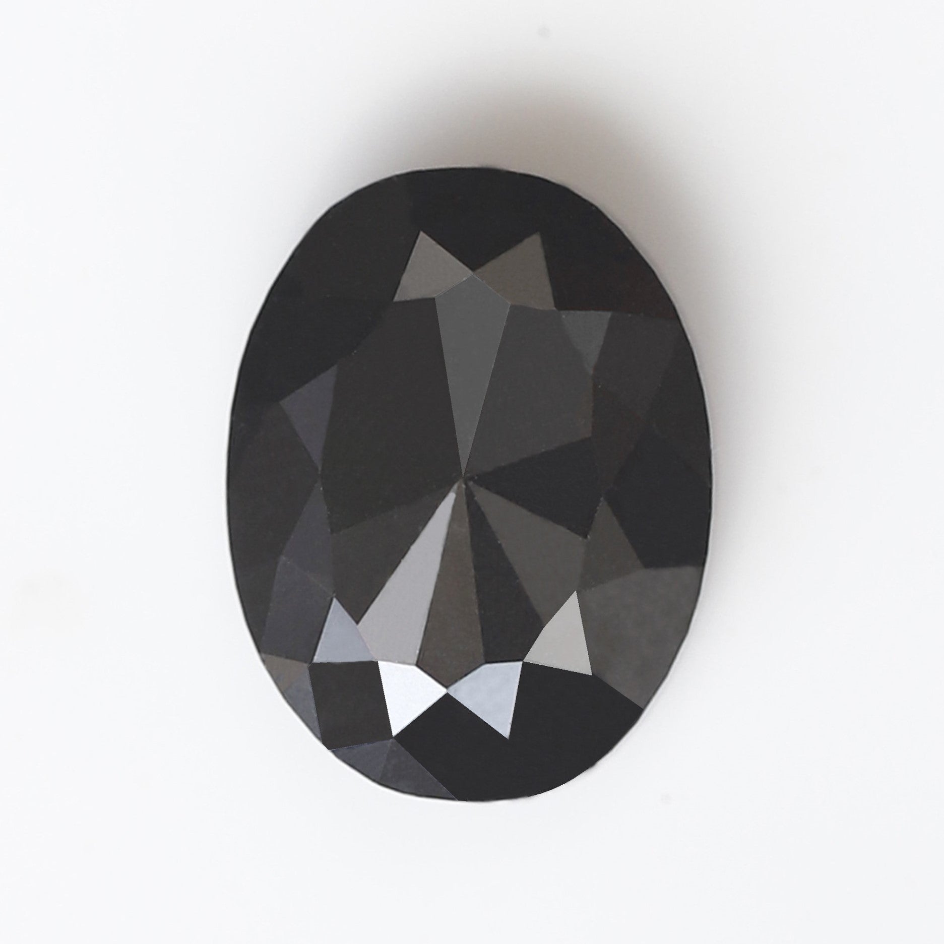 3 Carat Oval Cut Natural Loose Diamond 9 MM Black Diamond For Engagement Ring - Blackdiamond